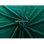 Ühevärviline soft veluur - tume roheline